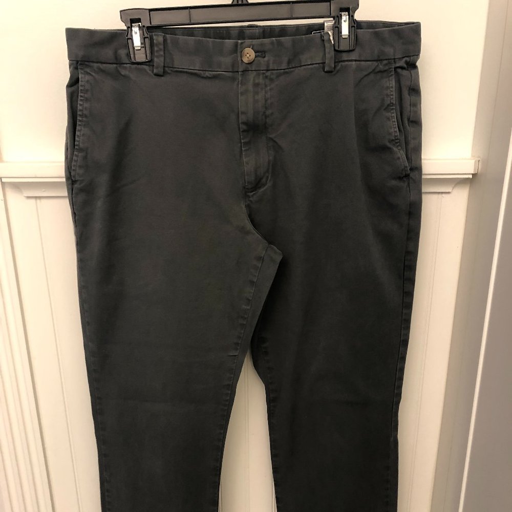 Vineyard Vines Mens Breaker Pants Chinos Gray size 36x34